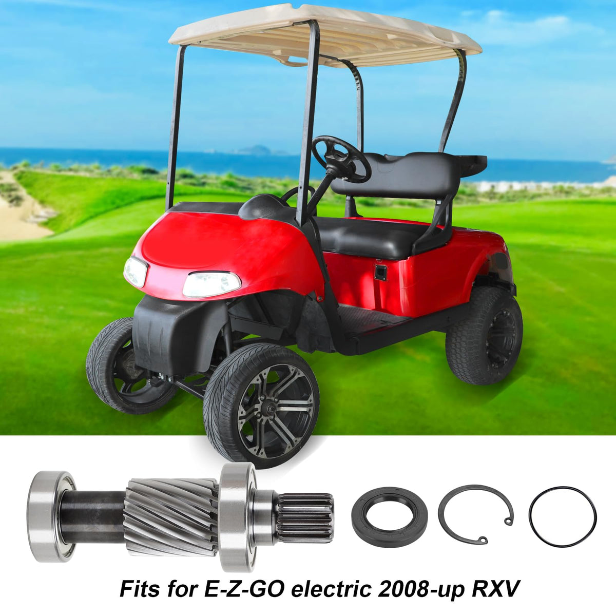 Roykaw EZGO RXV installation-ready image illustrates an easy swap.