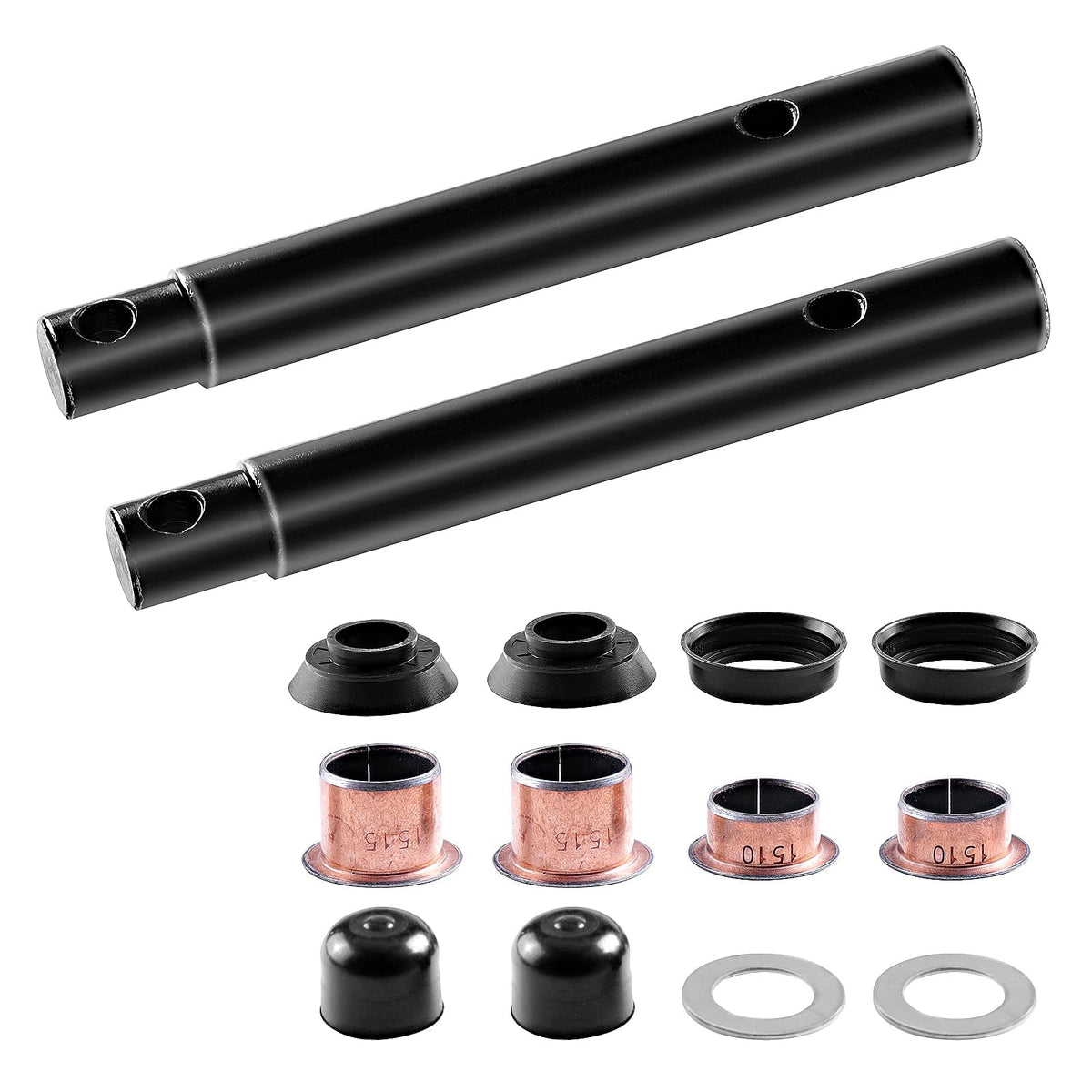 Roykaw installed kingpin kit on Yamaha cart for improved steering feel