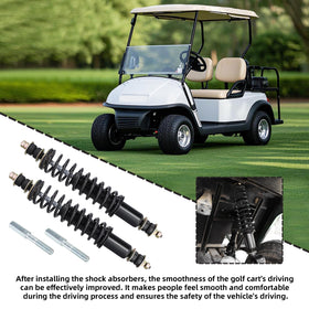 Roykaw shocks installed on EZGO TXT deliver smoother ride