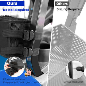 Roykaw insulated cup holder front basket keeps beverages at optimal temperature