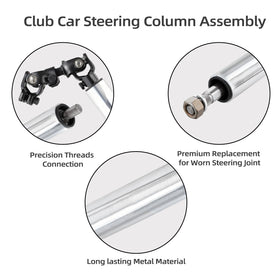Roykaw intermediate steering shaft joint provides smooth, reliable pivot for 1992-up Club Car.