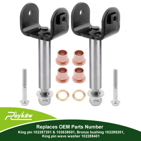 Roykaw bronze bushing and wave washer detail for durable steering pivot