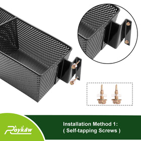Roykaw larger capacity front rack expanding storage space
