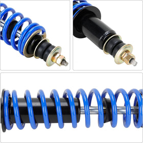 Lift-ready Roykaw shocks with 16in base length and 2in extension for lifted carts.