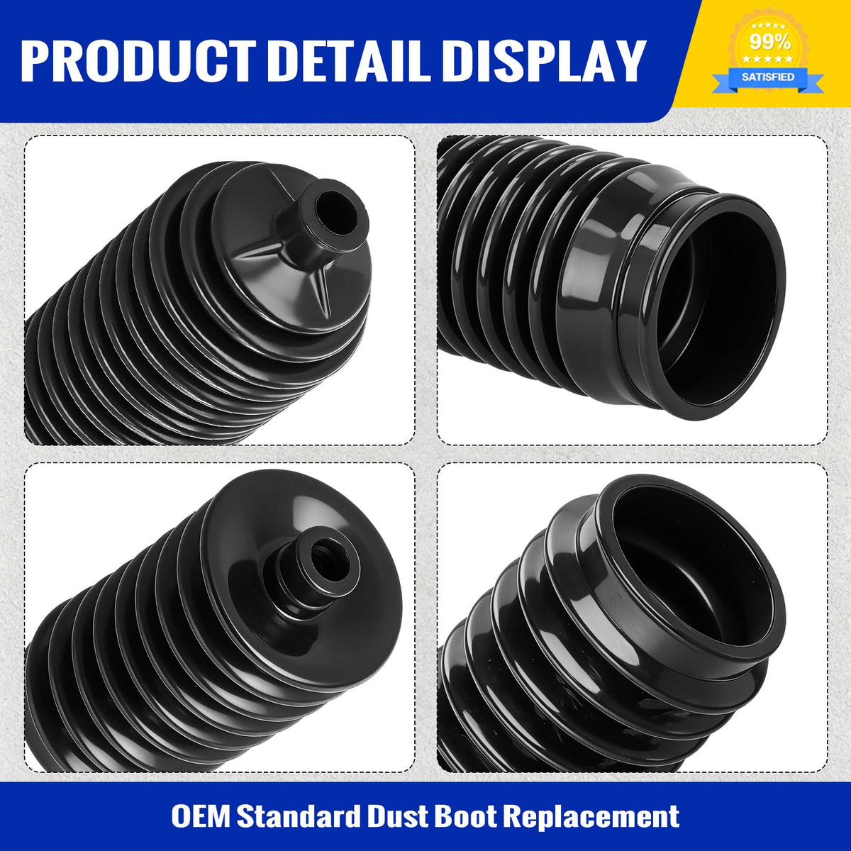 Roykaw long dust seal 1013035 provides extra passenger-side protection