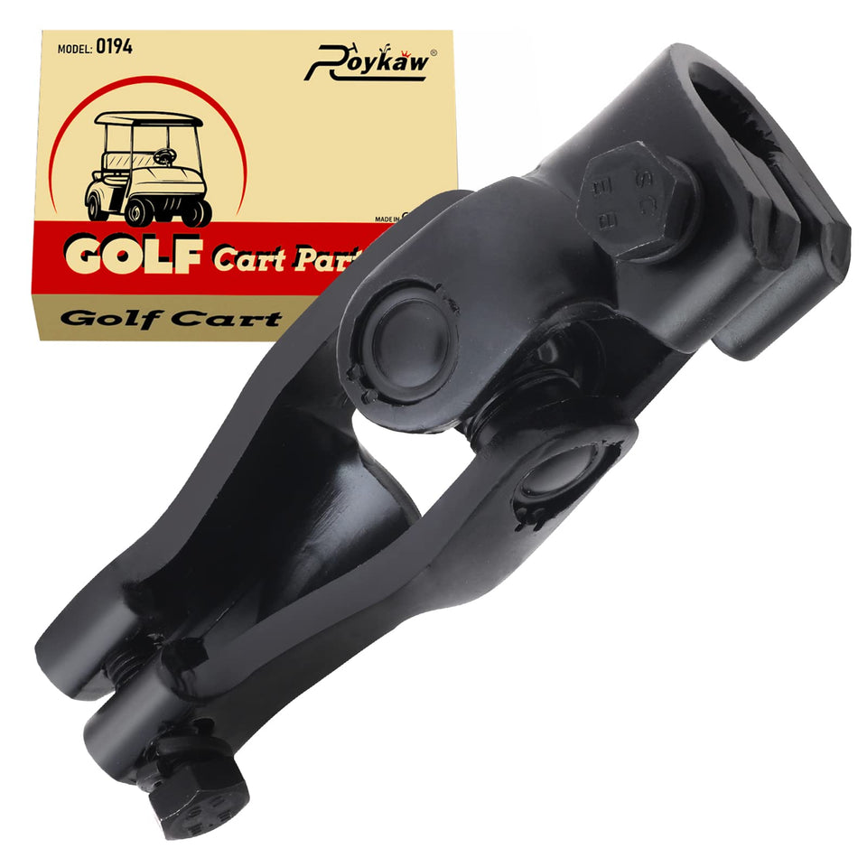 Roykaw lower steering yoke for Club Car Precedent 2004-2018 on cart, highlighting compatibility and feel.