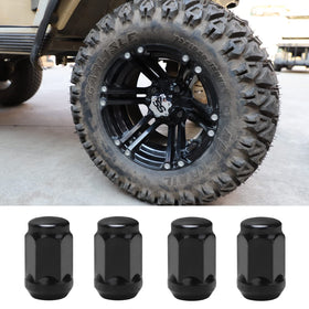 Roykaw chrome finish lug nuts in a pack for durability and style