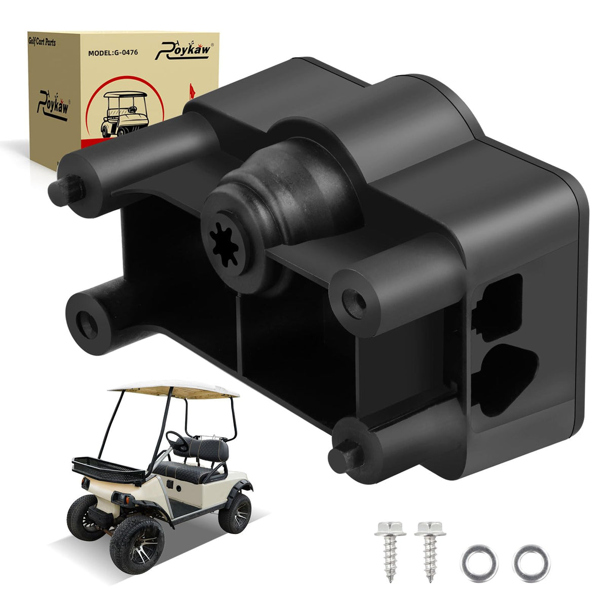 Roykaw MCOR throttle potentiometer front view, sturdy ABS build for durable performance.