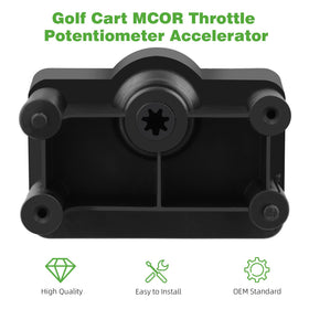 Roykaw MCOR throttle potentiometer side angle, compact design for easy installation.