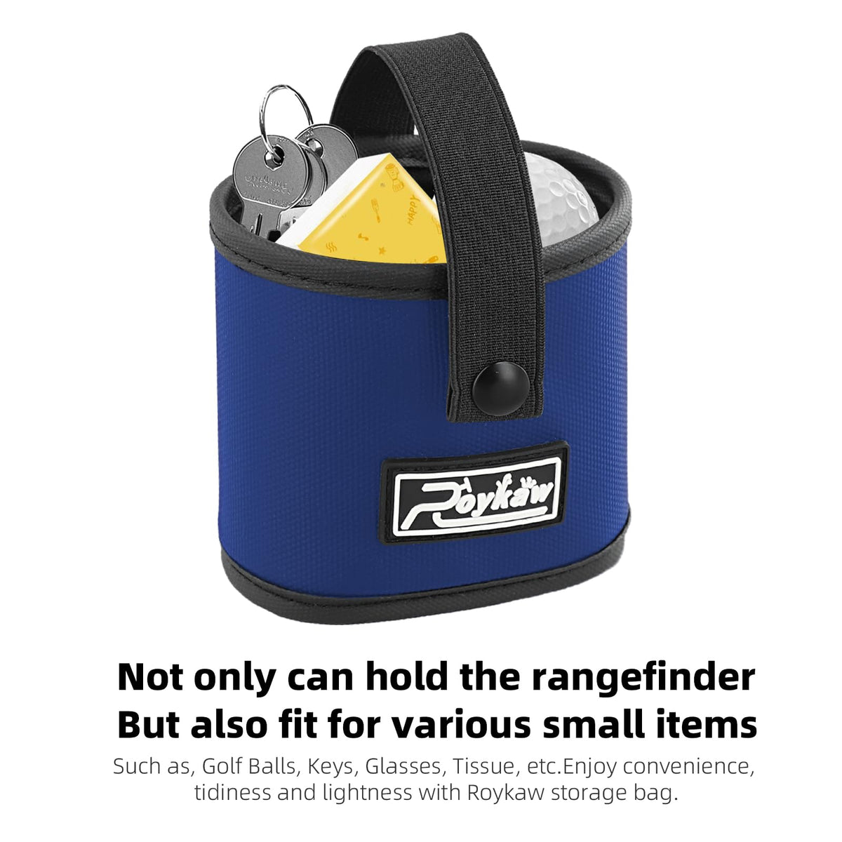 Roykaw multi-purpose-golf-accessory-pocket stores tees and markers neatly