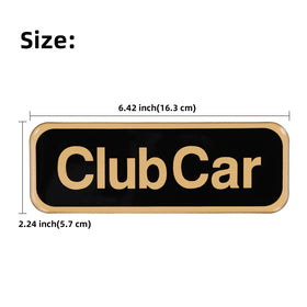 Roykaw name plate dimension 6.42 by 2.24 inches for precise fit.