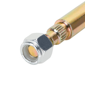 Close-up of Roykaw nylon sleeve reducing pivot wear.