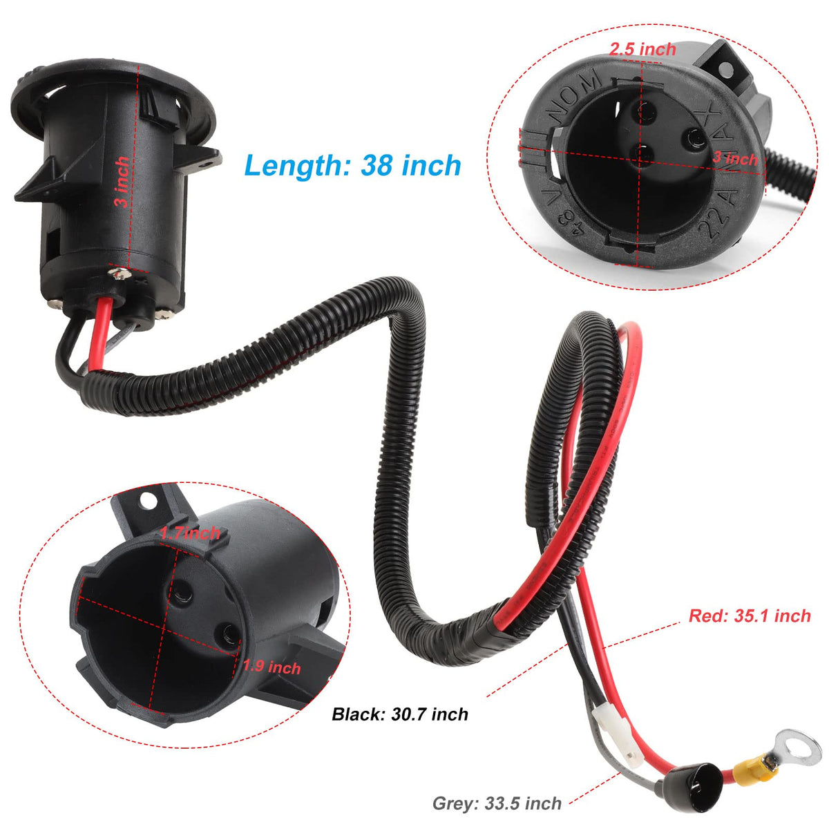 Roykaw replacement for OEM 102510201 designed for consistent charging.