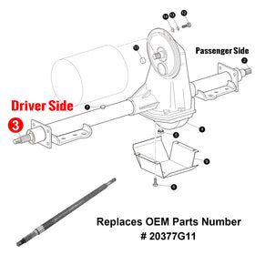 Roykaw OEM replacement 20377-G11 reference ensures proper fit.