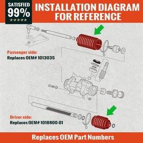Roykaw dust boot installation preserves performance across 1997+ Club Car DS models.