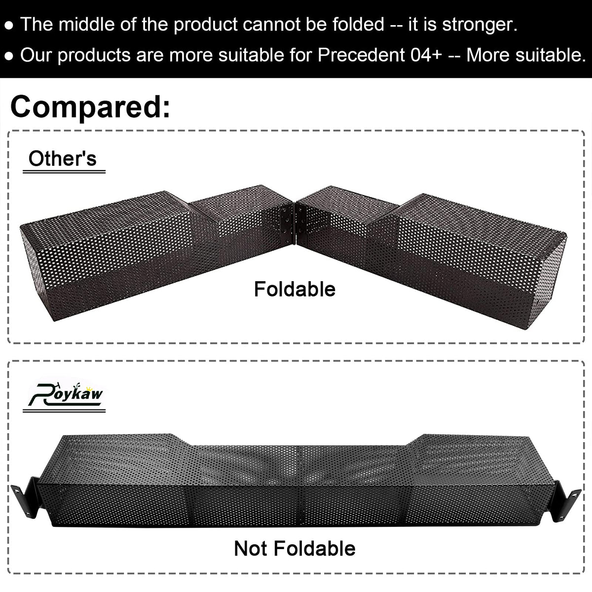 Roykaw one-piece solid design made of electroplated iron for durability