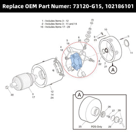 Roykaw replacement kit image showing included brush holder