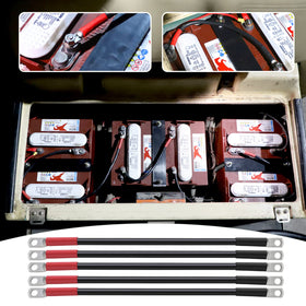 Roykaw packaged cables showing contents and five cables.