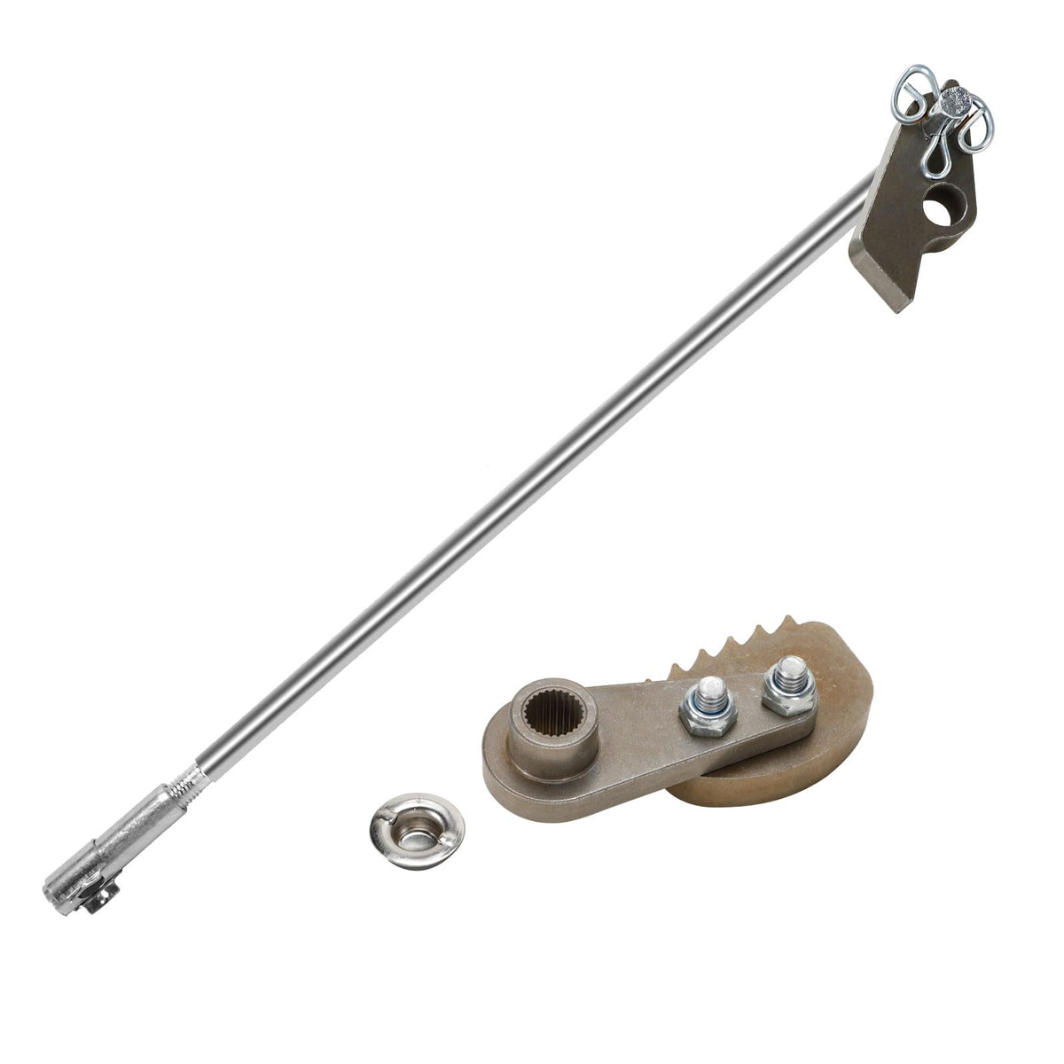 Roykaw rod and pawl assembly close-up shows reliable engagement.