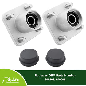 Roykaw plastic dust caps protect bearings from dirt and moisture