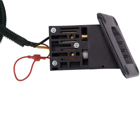 Roykaw Powerwise receptacle back view highlighting harness points