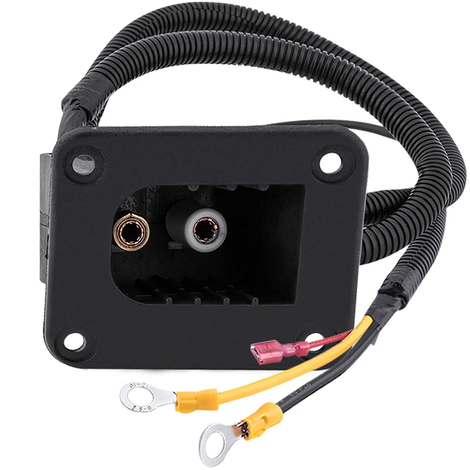 Roykaw Powerwise receptacle with harness and reed switch for EZGO TXT/ Medalist charging.
