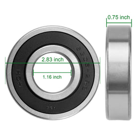 Roykaw rear axle bearing for Drive gas carts improves longevity and reliability.