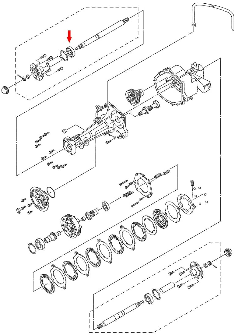 Roykaw rear axle bearing for electric Drive carts ensures compatible replacement.