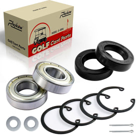 Roykaw rear axle bearing-seal kit overview for EZGO maintenance.