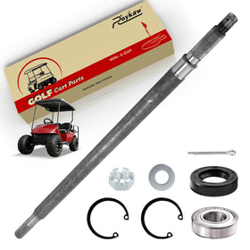 Roykaw rear axle shaft driver side, 23-7/8 in, for smooth rear-wheel operation.