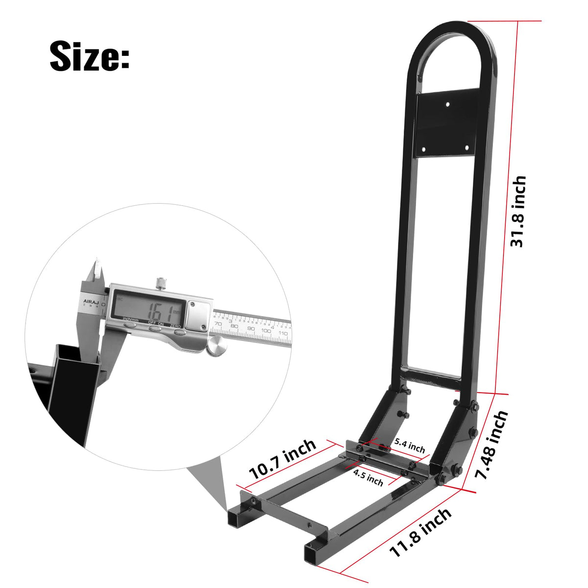 Roykaw rear seat bar detachable for flexible rear seating