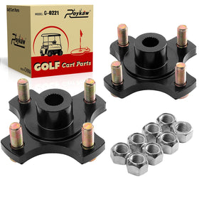 Roykaw rear wheel hub flange plate for EZGO RXV 2008-up, durable upgrade for smoother rides.