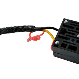 Roykaw red control wire illustrating startup prevention during charging.