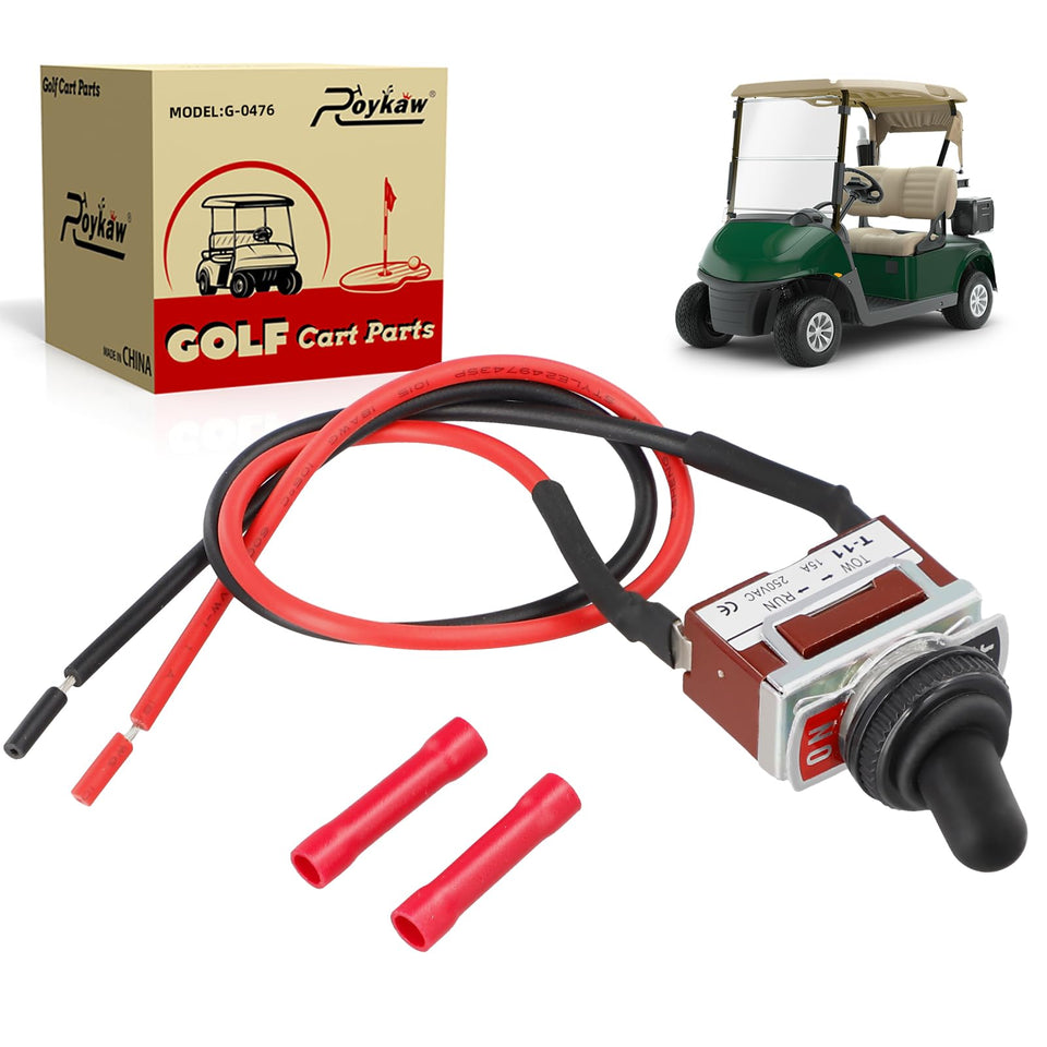Roykaw run tow switch for EZGO RXV 2008+ improves towing control.