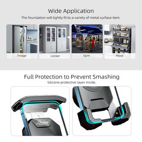 Roykaw secure clamp design provides quick release with a simple press.