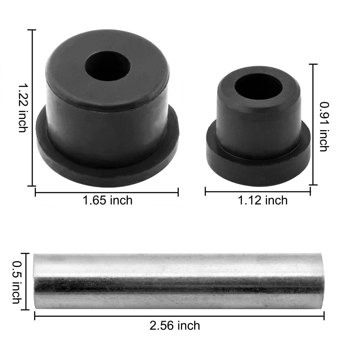 Roykaw small bushings 8 pcs for smoother rear suspension