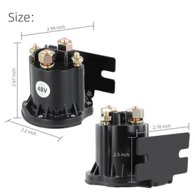 Roykaw solenoid silver contact pin close-up quality