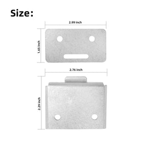 Roykaw solid gauge steel hinge plates ensure lasting durability.