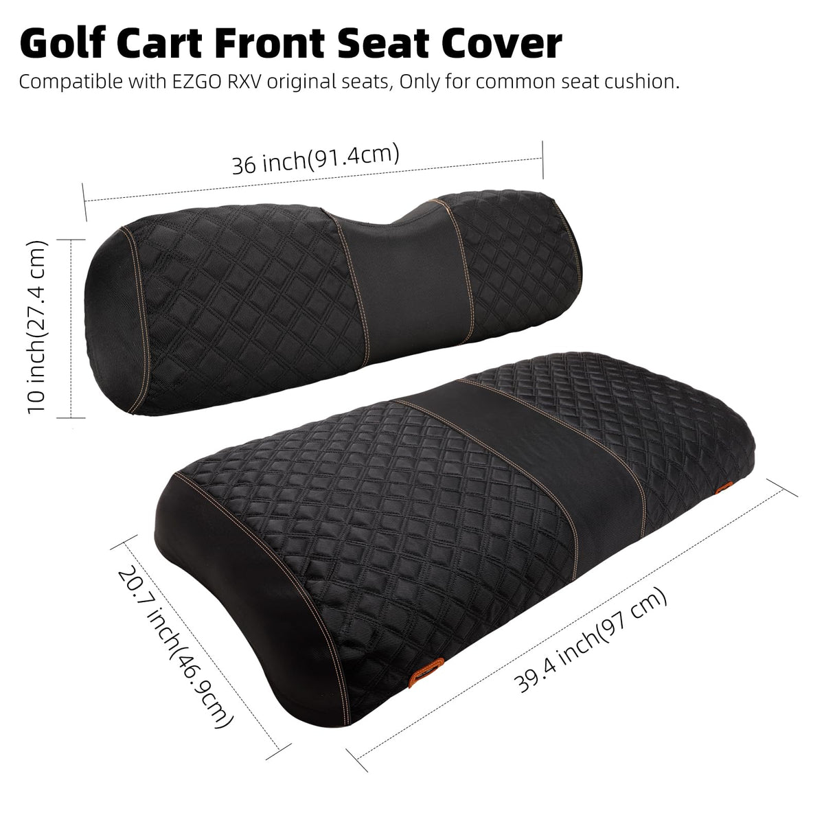 Roykaw RXV seat protection guards against spills and sun fading.