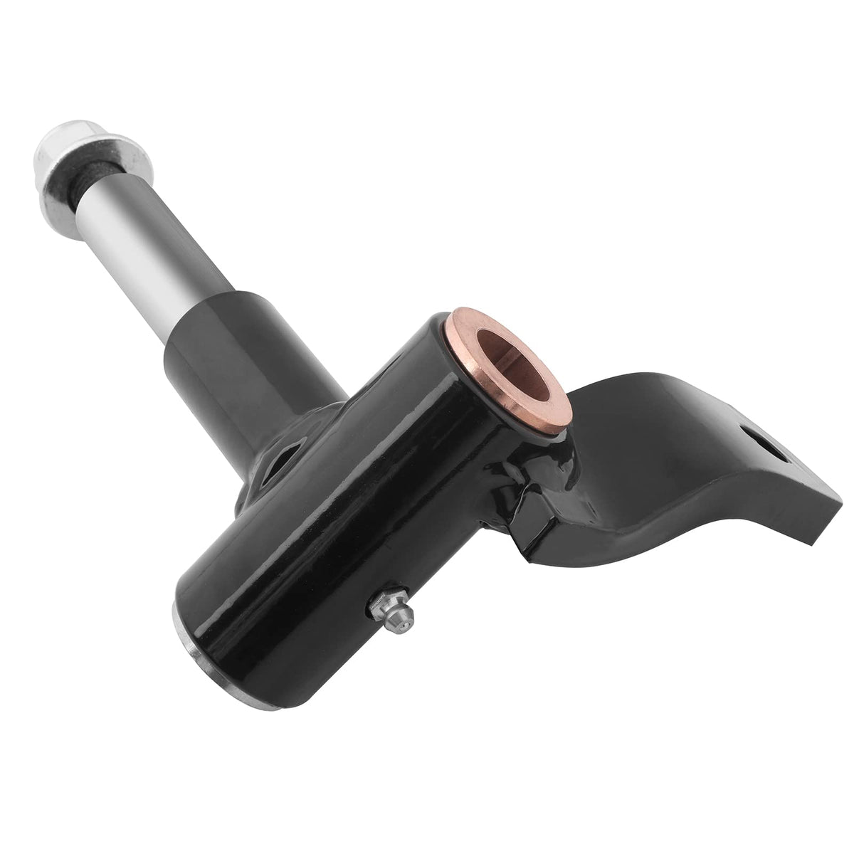 Roykaw spindle assembly close-up showcases robust metal construction for reliable performance.