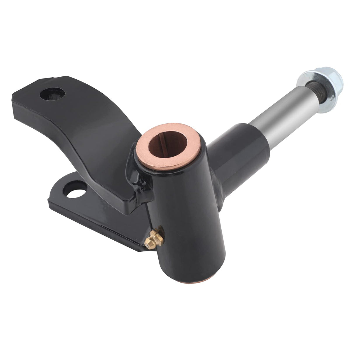Roykaw spindle assembly closeup showing precise fit for easy replacement