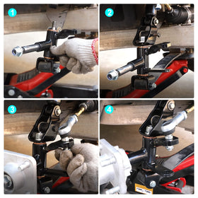 Roykaw packaging shows 1x passenger-side spindle ready for quick replacement.