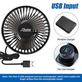 Roykaw golf cart fan demonstrates square frame compatibility
