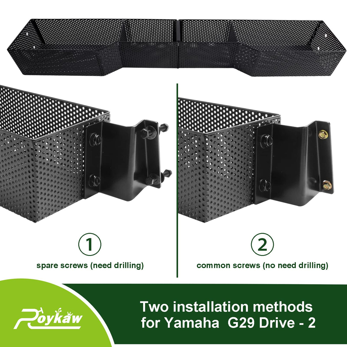Roykaw stainless steel hardware enables rust-resistant installation