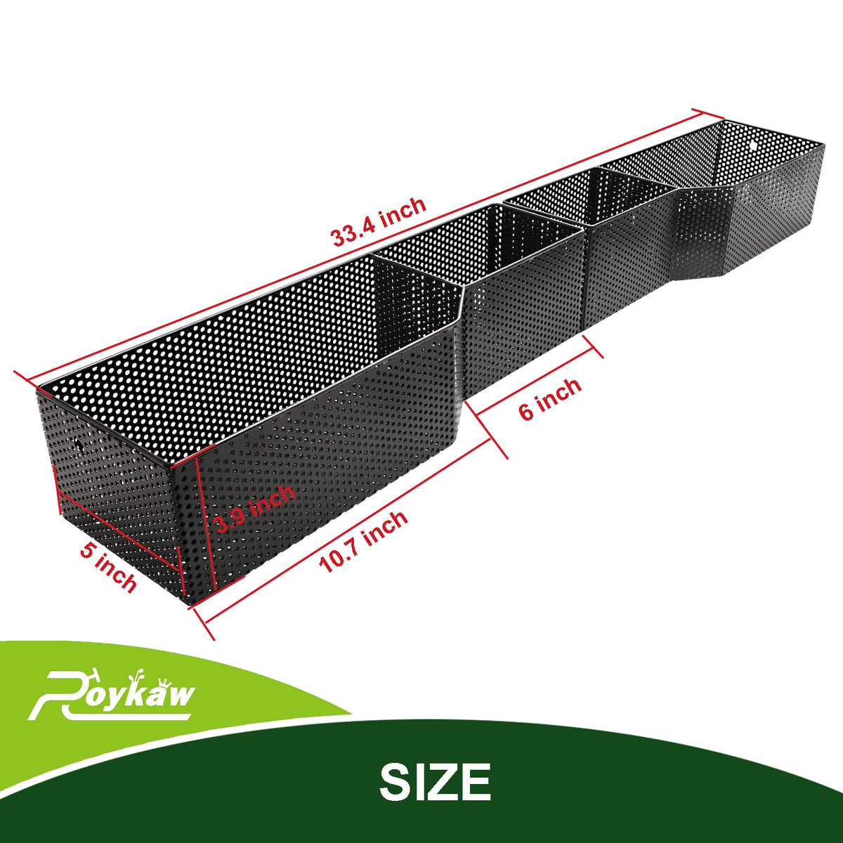 Roykaw stainless-steel screws included for secure, easy installation