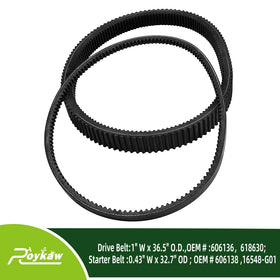 Roykaw starter belt for EZGO TXT enables reliable cold starts.