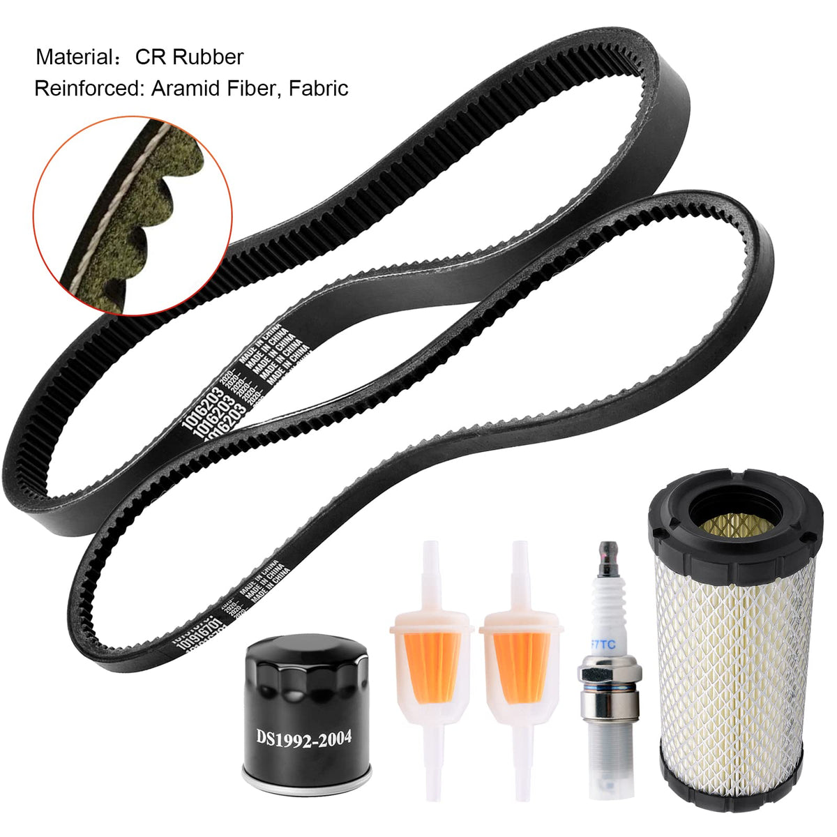 Roykaw starter generator belt for Club Car Precedent supports reliable power delivery
