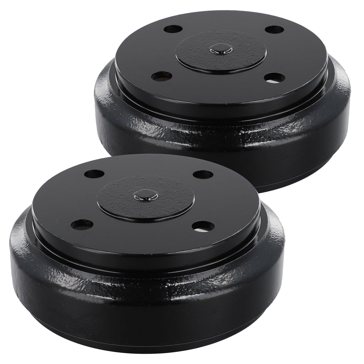 Roykaw steel rear brake drum for reliable golf cart stopping power.