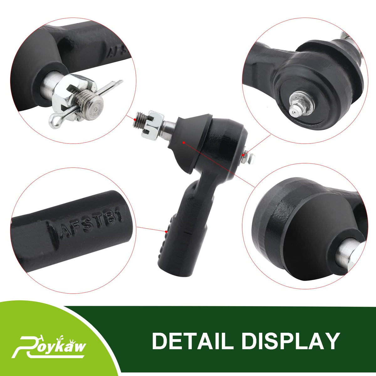 Roykaw steering system component improves cart handling on EZGO TXT.