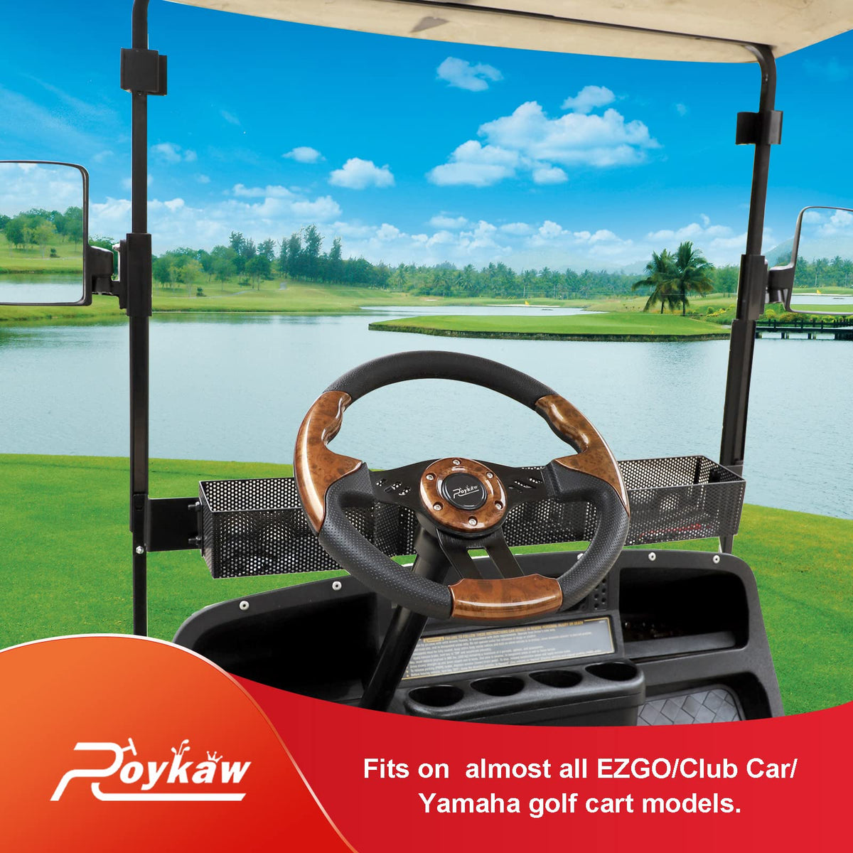 Roykaw Yamaha Drive-series steering wheel styled for a sleek interior